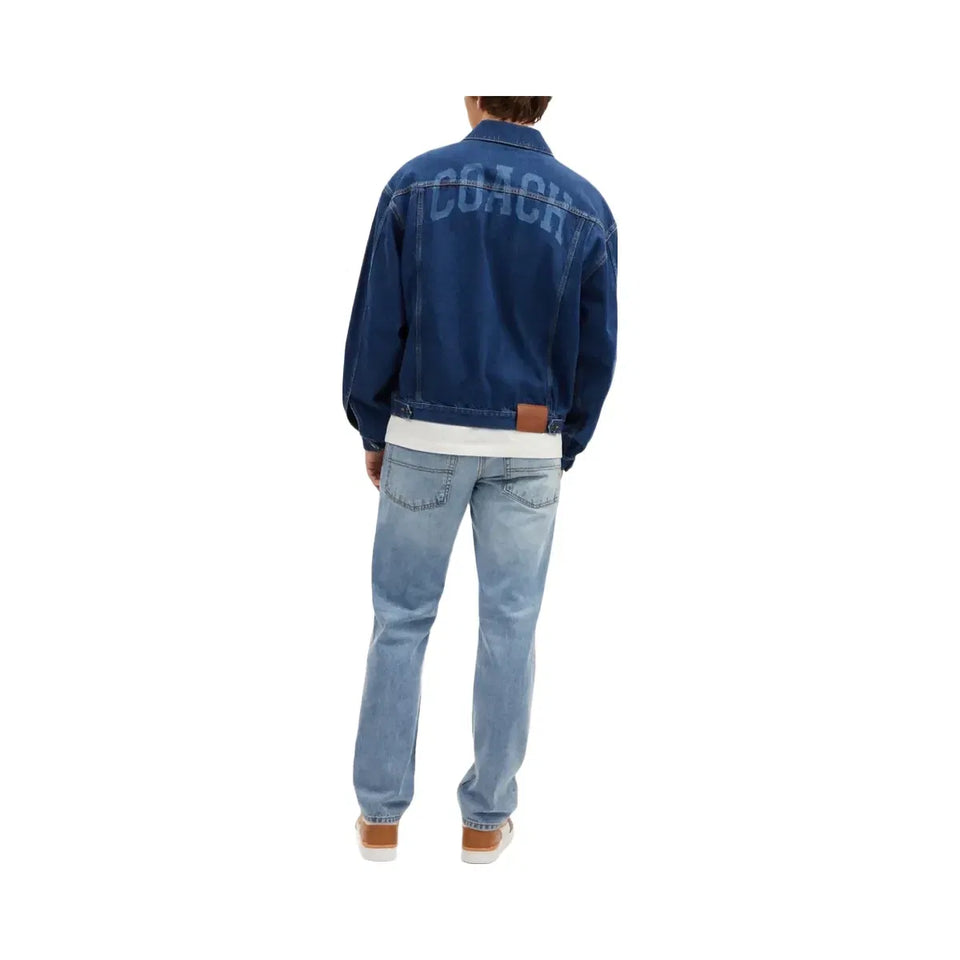 Coach Denim  Jacket Dark Wash