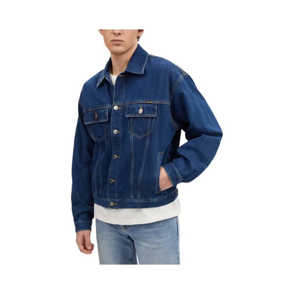 Coach Denim  Jacket Dark Wash