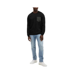 Coach Signature Long Sleeve T-Shirt In Organic Cotton Black