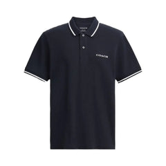 Coach Signature Trim Polo Navy