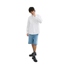 Coach Long Sleeve Button Down Shirt White