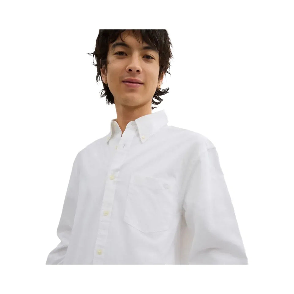 Coach Long Sleeve Button Down Shirt White