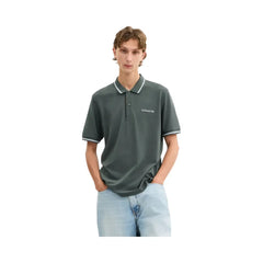 Coach Signature Trim Polo In Regenerative Cotton Ivy
