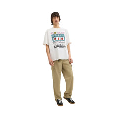 Coach New York Collage Relaxed T-Shirt In Organic Cotton White