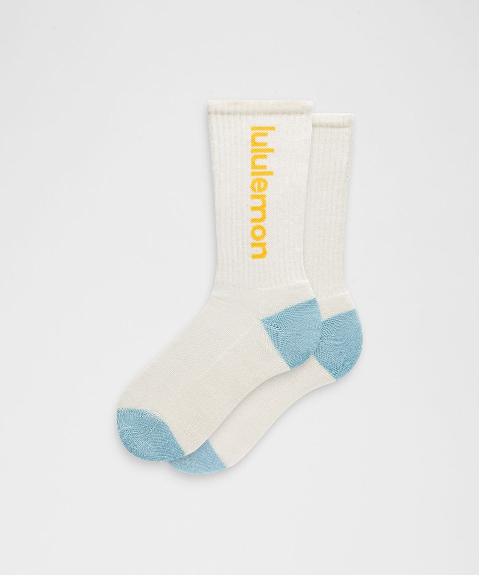 Lululemon Unisex Daily Essential Crew Socks *Wordmark