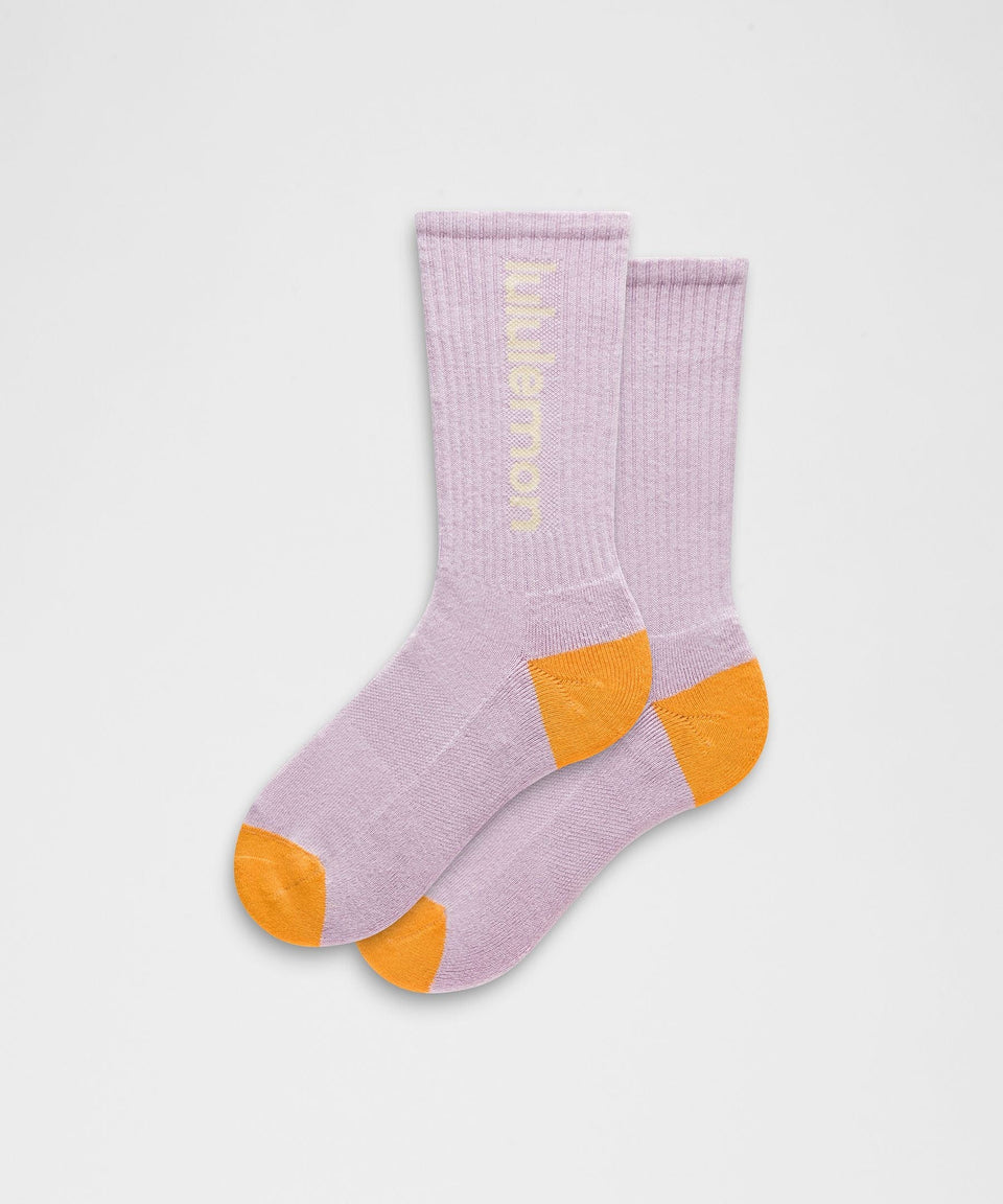 Lululemon Unisex Daily Essential Crew Socks *Wordmark