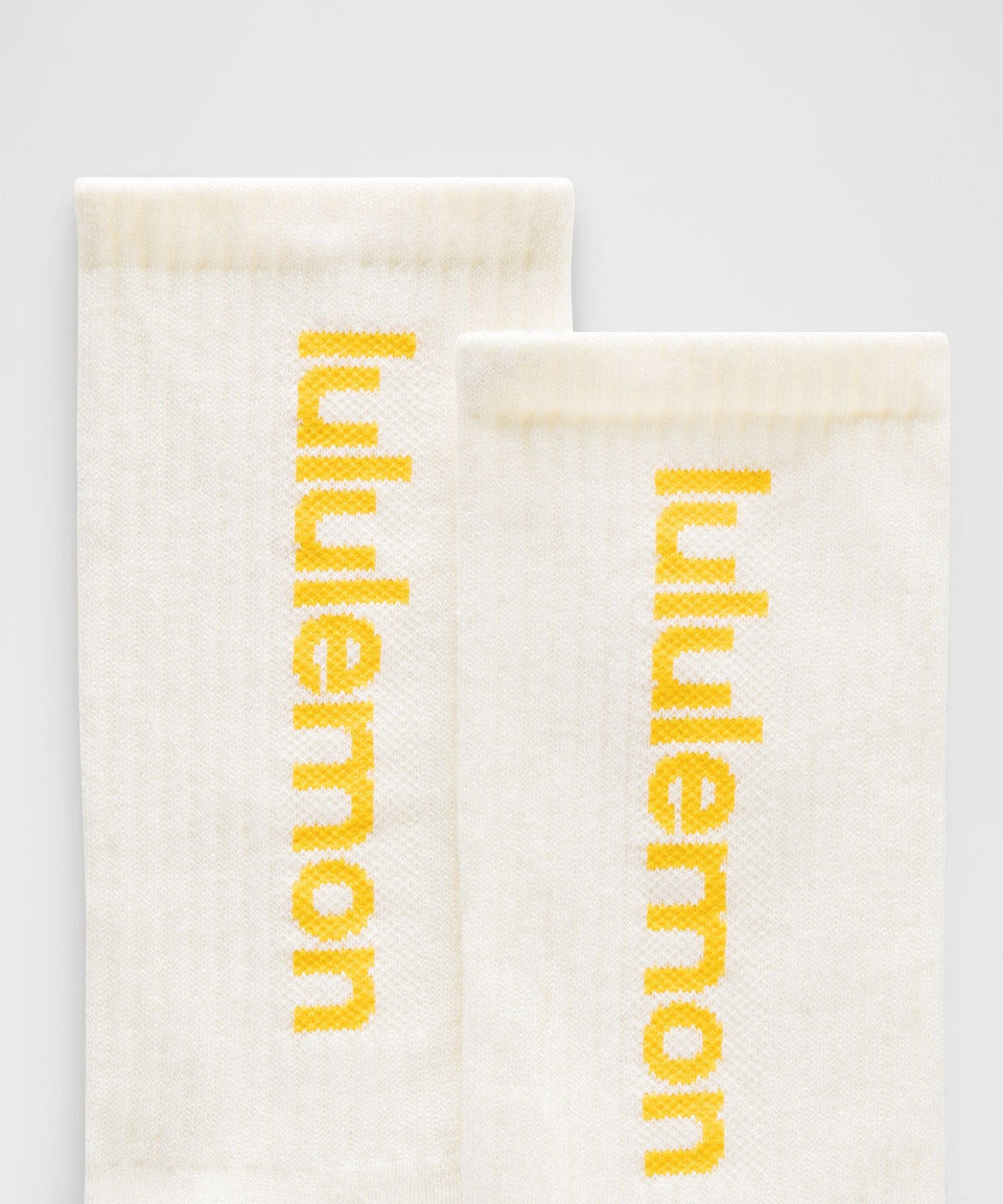 Lululemon Unisex Daily Essential Crew Socks *Wordmark