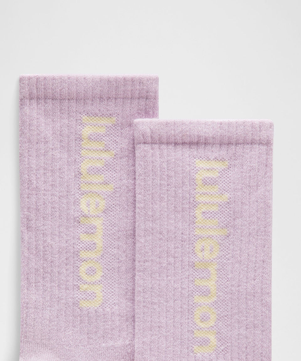 Lululemon Unisex Daily Essential Crew Socks *Wordmark