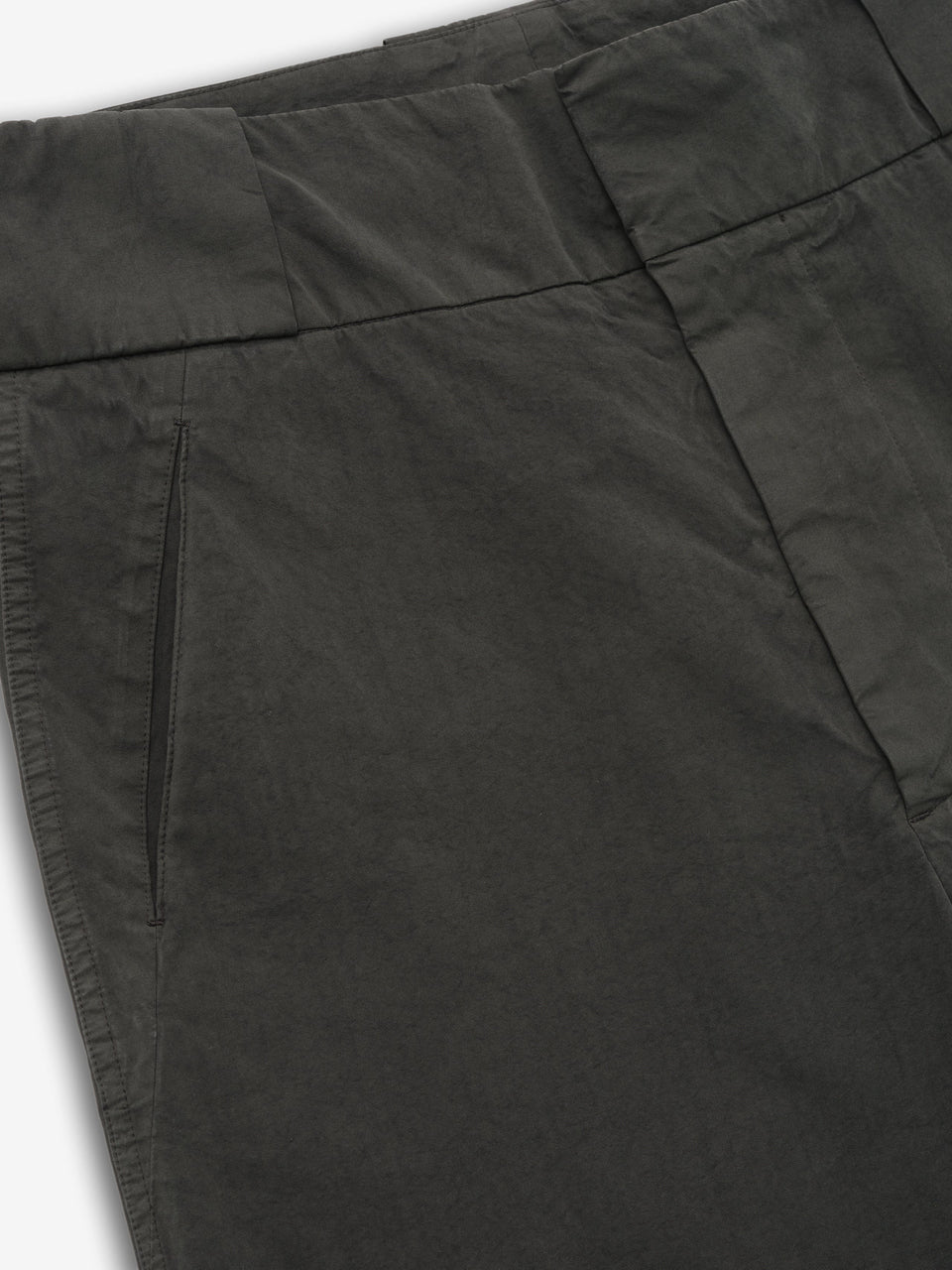 Essentials Garment Dyed Cotton Casual Short Dark Grey