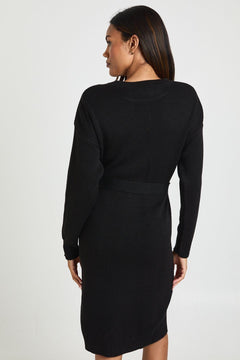 Maternity Crew Neck Jumper Midi Dress