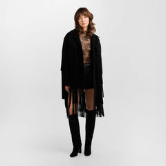 Suede Structured Leather Jacket