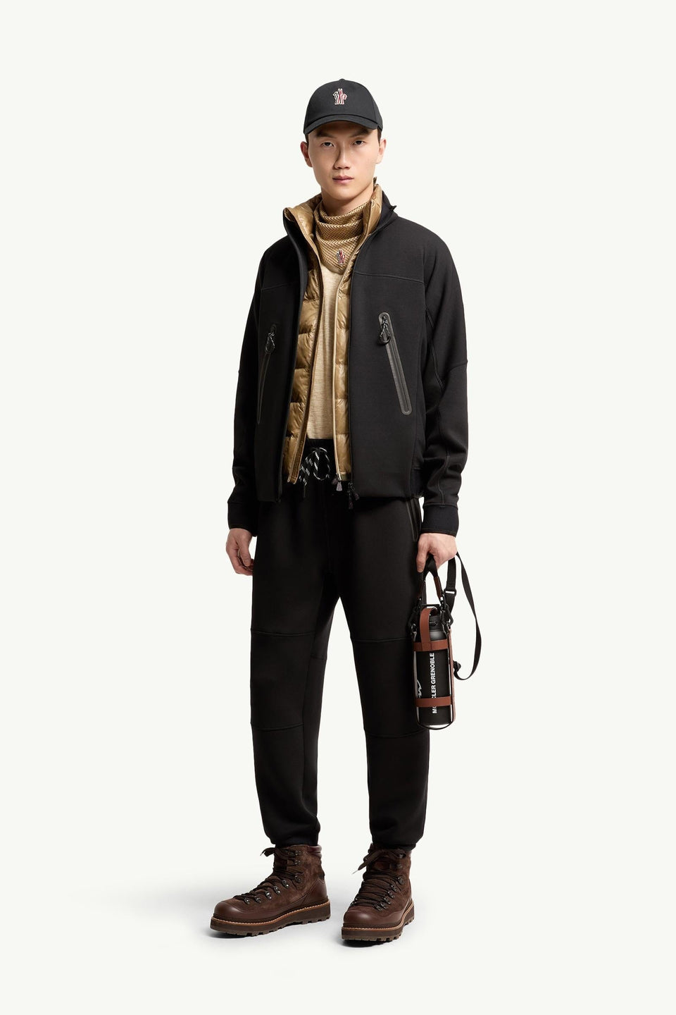 Moncler Logo Sweatpants Black Black