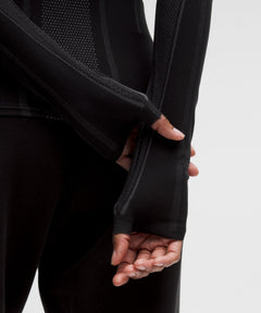 Lululemon Women's Team Canada Women's Seamless Mockneck Base Layer *COC Logo