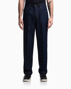 Emporio Armani J73 loose fit jeans in light rinse wash denim