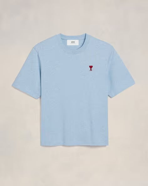 Ami De Coeur Organic Cotton Boxy Fit T-Shirt blue