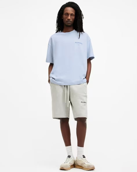 ALL SAINTS ACESS SS CREW BETHEL BLUE TSHIRT