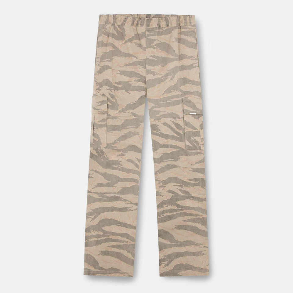 Camo Cotton Cargo Trousers