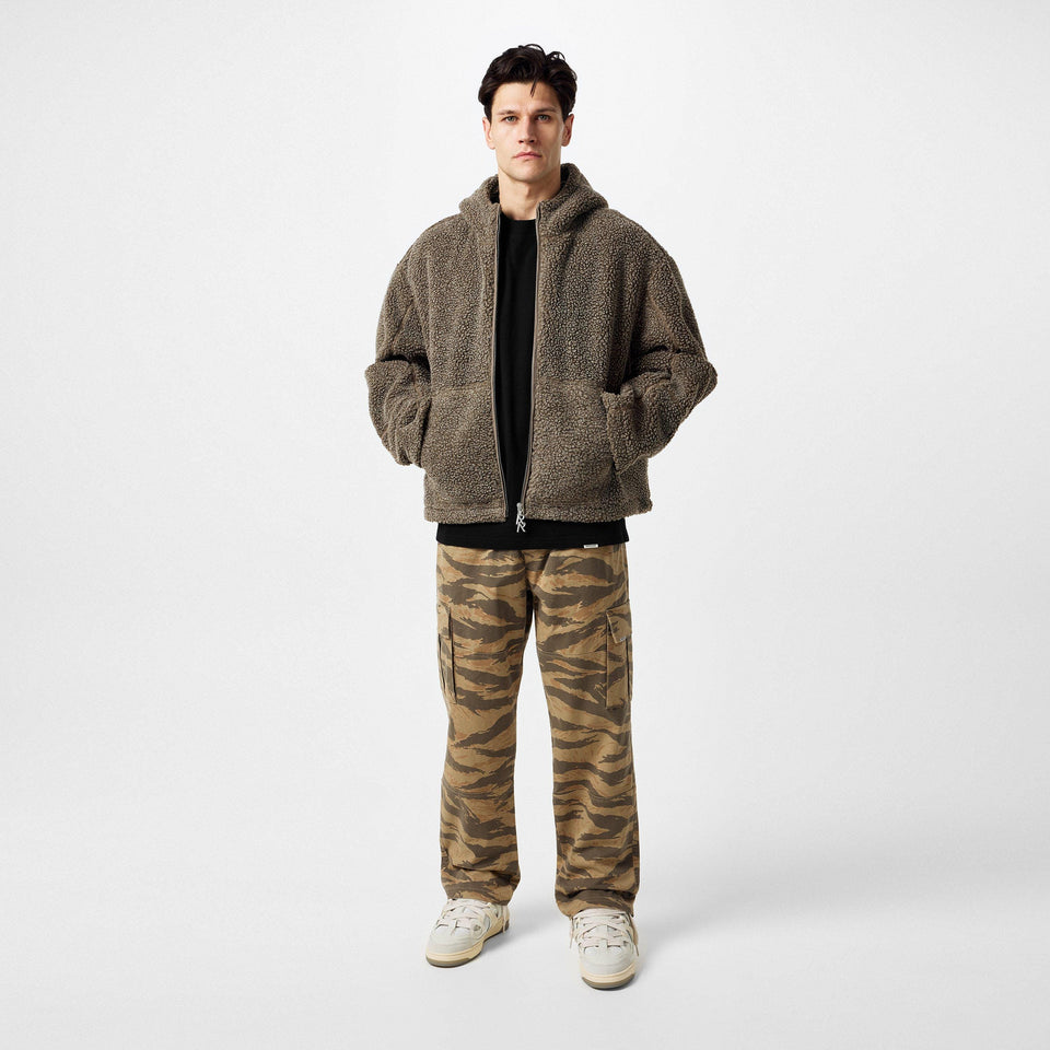 Camo Cotton Cargo Trousers