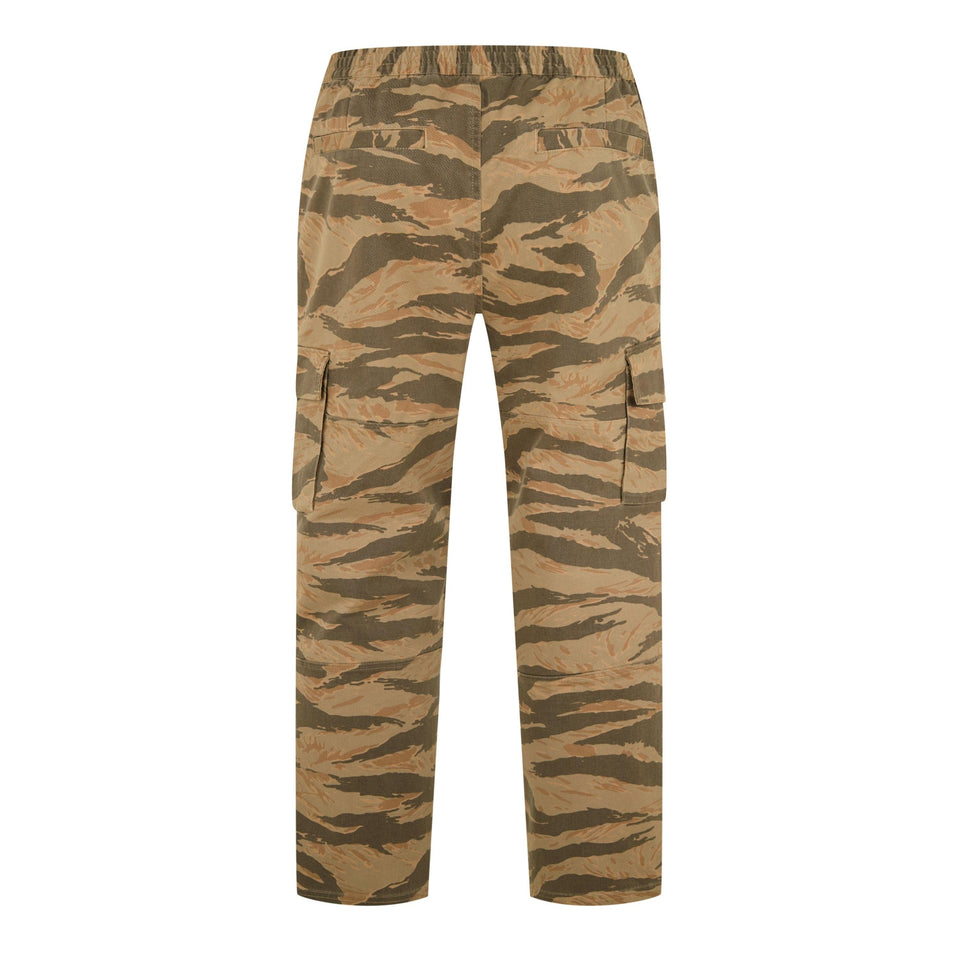 Camo Cotton Cargo Trousers