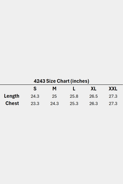4243 - Raw Raglan Tanks