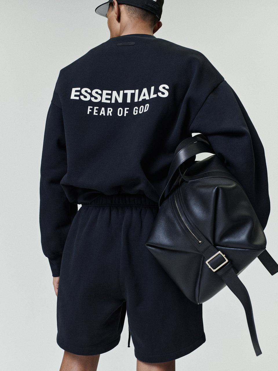 Essentials Essentials Ss26 Classic Crewneck Sweatshirt Vintage Black