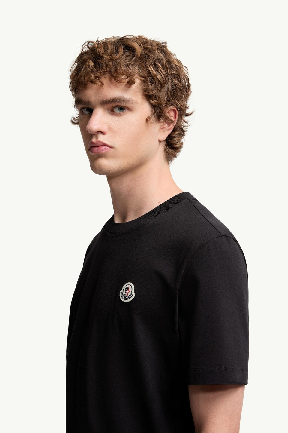 Moncler Logo Patch Cotton T-Shirt (Pack Of Three) Black Black