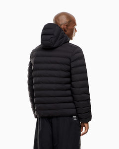 EA7 Water-resistant Winter jacket with a fixed hood