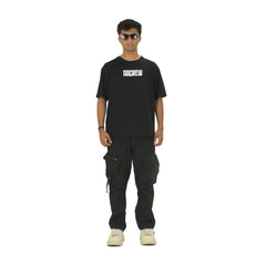 BLACK NO TIME FOR ROMANCE T-SHIRT
