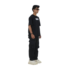 BLACK NO TIME FOR ROMANCE T-SHIRT