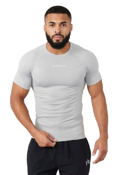 YOUNG LA 475 SuperVillain Compression Tees Grey