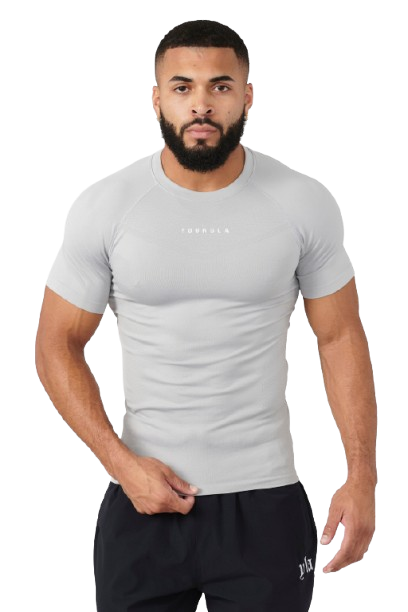 YOUNG LA 475 SuperVillain Compression Tees Grey