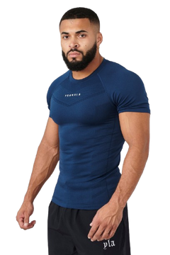 YOUNG LA 475 SuperVillain Compression Tees Navy