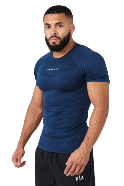 YOUNG LA 475 SuperVillain Compression Tees Navy