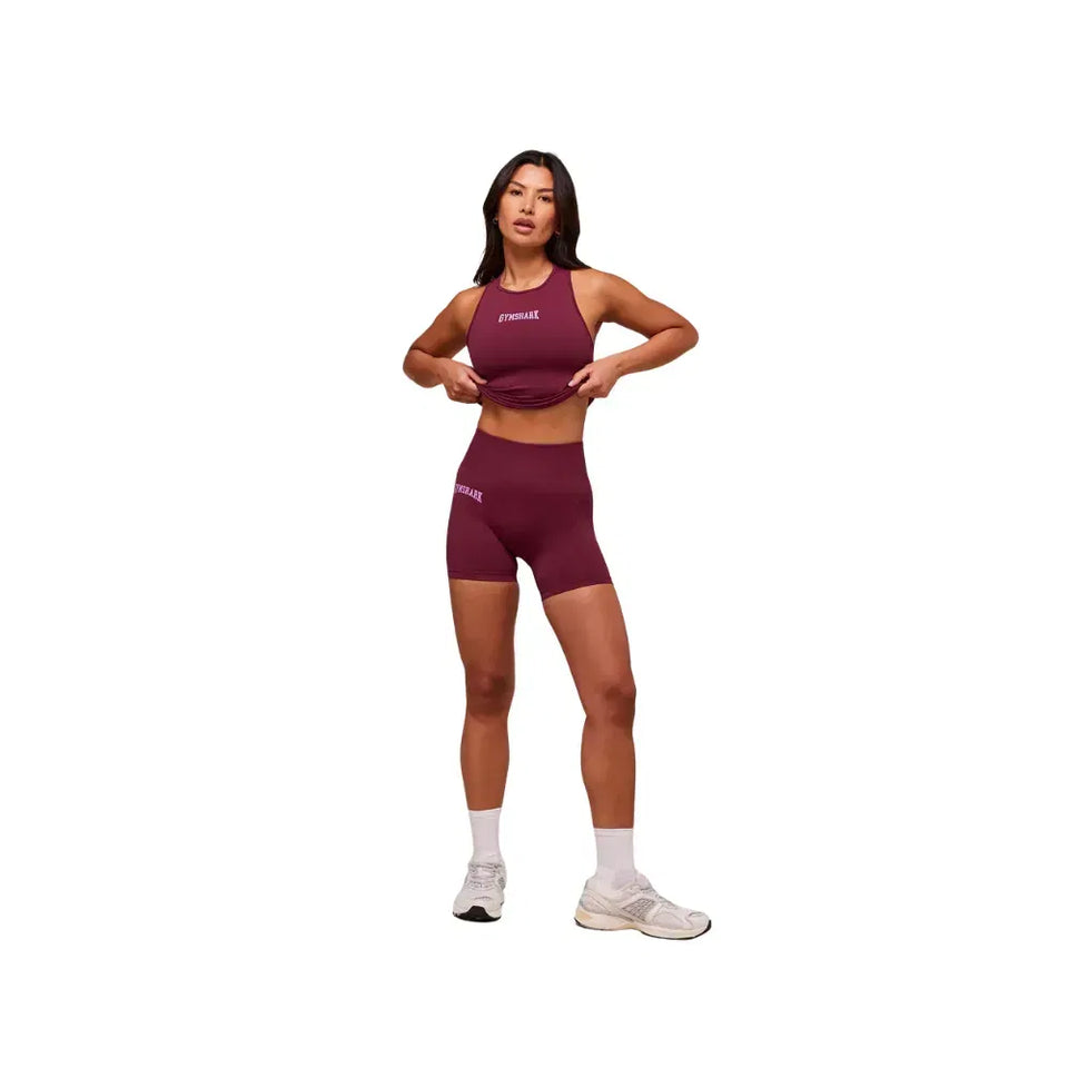 Gymshark Everyday Seamless Graphic Tank Strong Pink