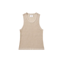 Young LA Crochet Tanks Tan