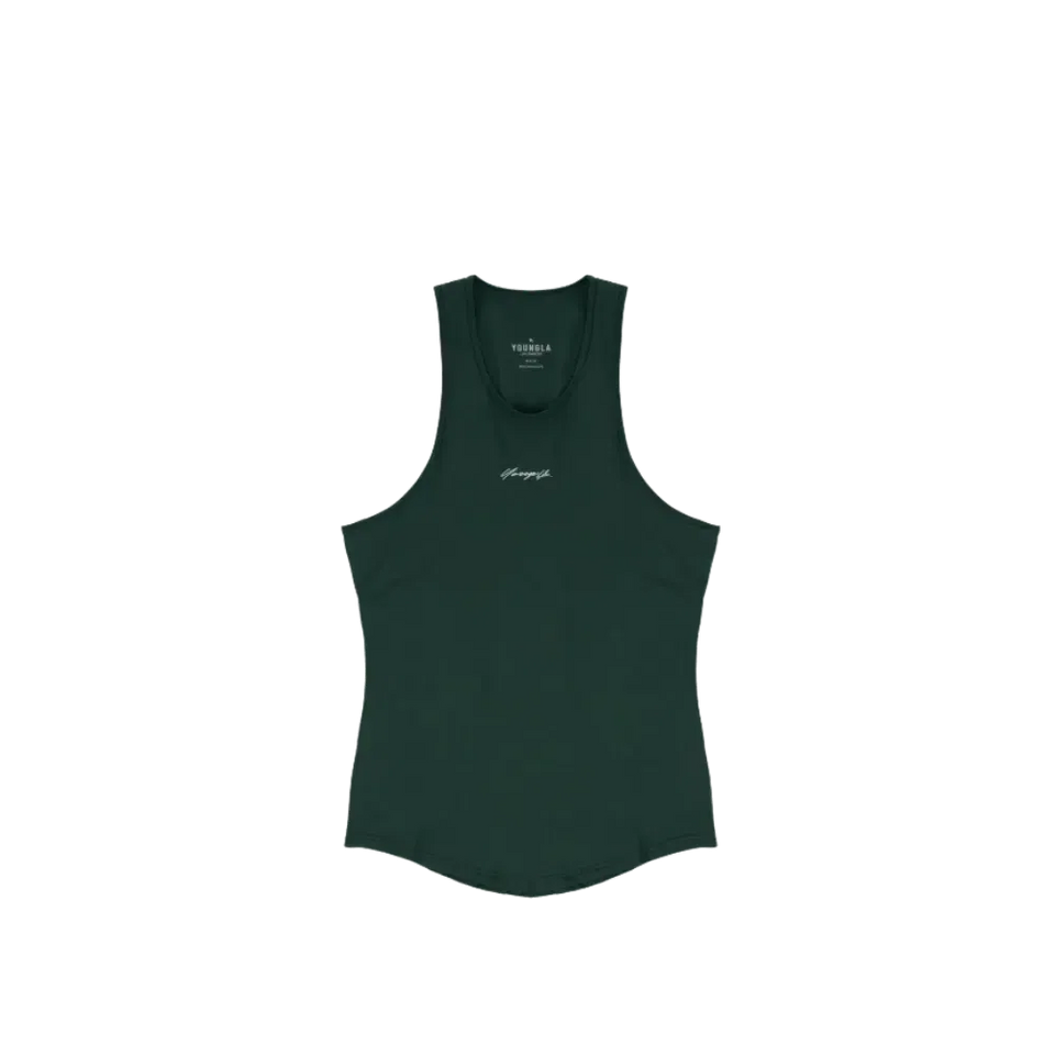 Young LA Signature Tanks Forest Green