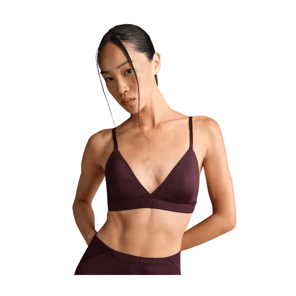 Nike x Skims Shine Women's Triangle Bra CURRANT