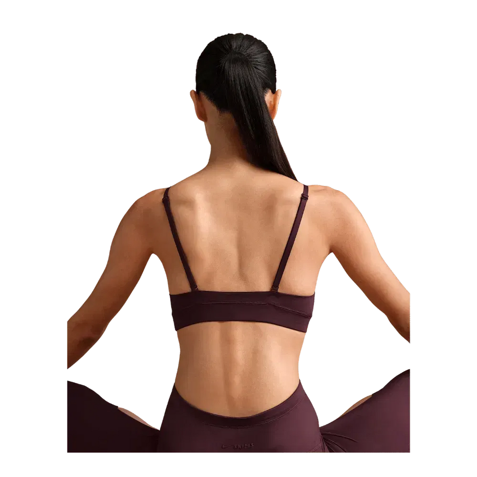 Nike x Skims Shine Women's Triangle Bra CURRANT