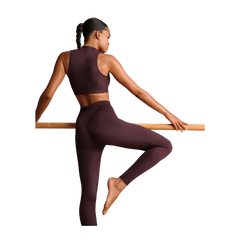 Nike x Skims Shine Women's High-Waisted V-Panel 26" Leggings  CURRANT