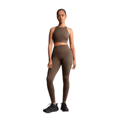 Nike X SkimsWomen's High-Neck Bra Dark Sepia