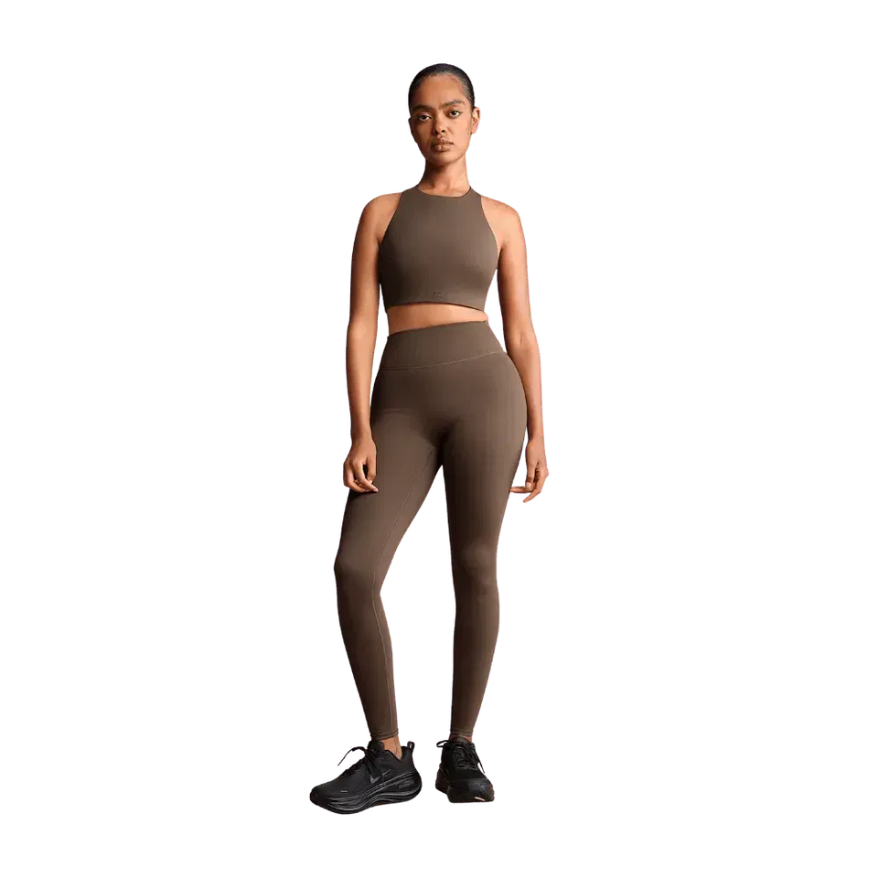 Nike X SkimsWomen's High-Neck Bra Dark Sepia