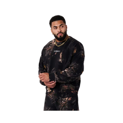 YoungLA Tree Camo Collection Crewnecks Black Tree Camo