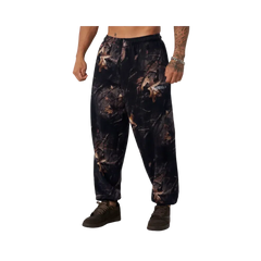 YoungLA Tree Camo Collection Baggy Joggers Black Tree Camo