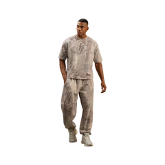 YoungLA Tree Camo Collection Baggy Joggers Beige Tree Camo