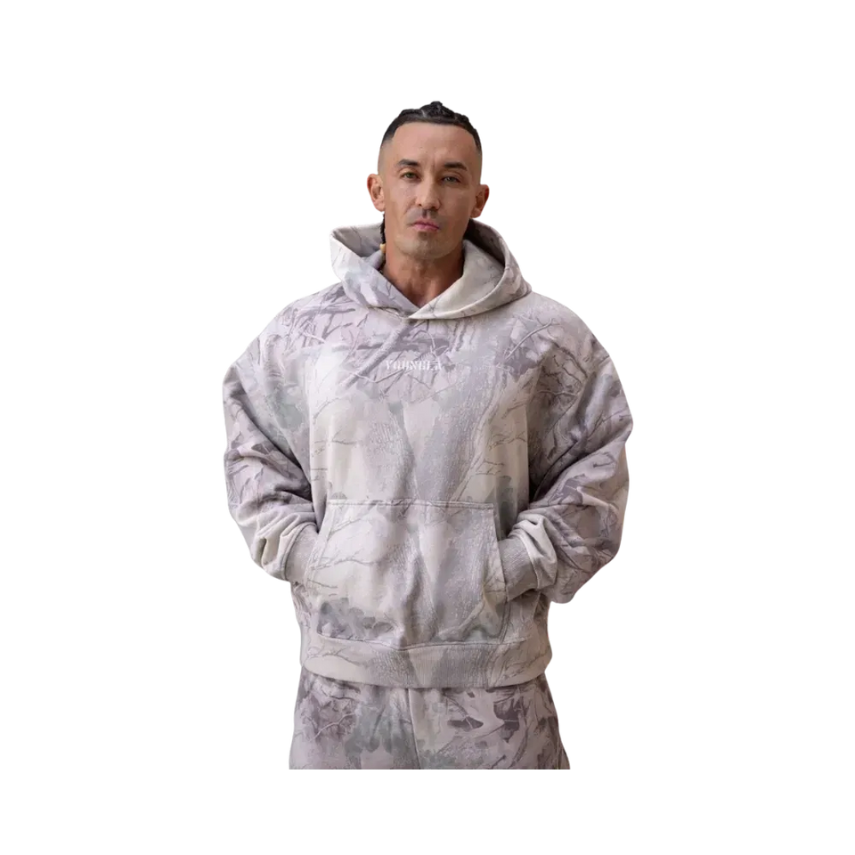 YoungLA Tree Camo Collection Pullover Hoodies Desert Tan Tree Camo
