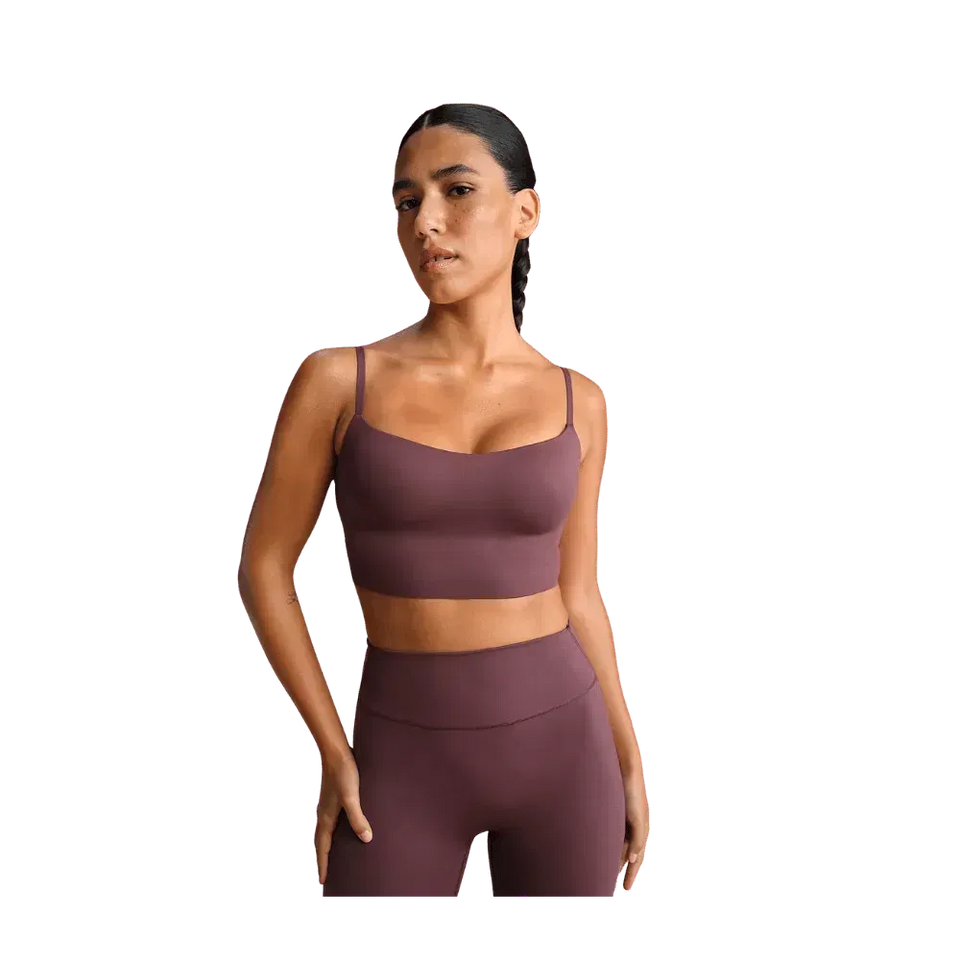 Nike X Skims Matte Women's Cami Longline Bra CURRANT