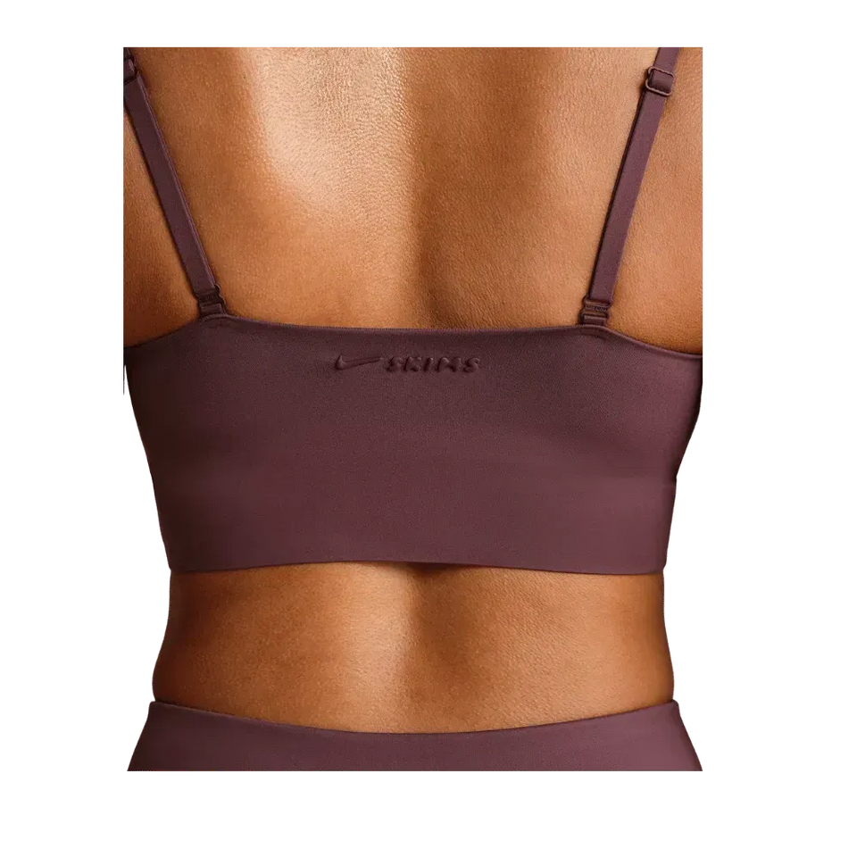 Nike X Skims Matte Women's Cami Longline Bra CURRANT