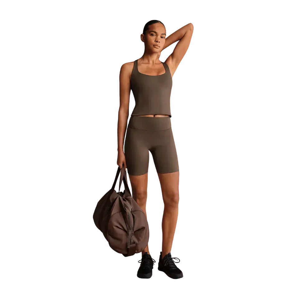 Nike X Skims Matte Women's Racerback Tank Top Dark Sepia
