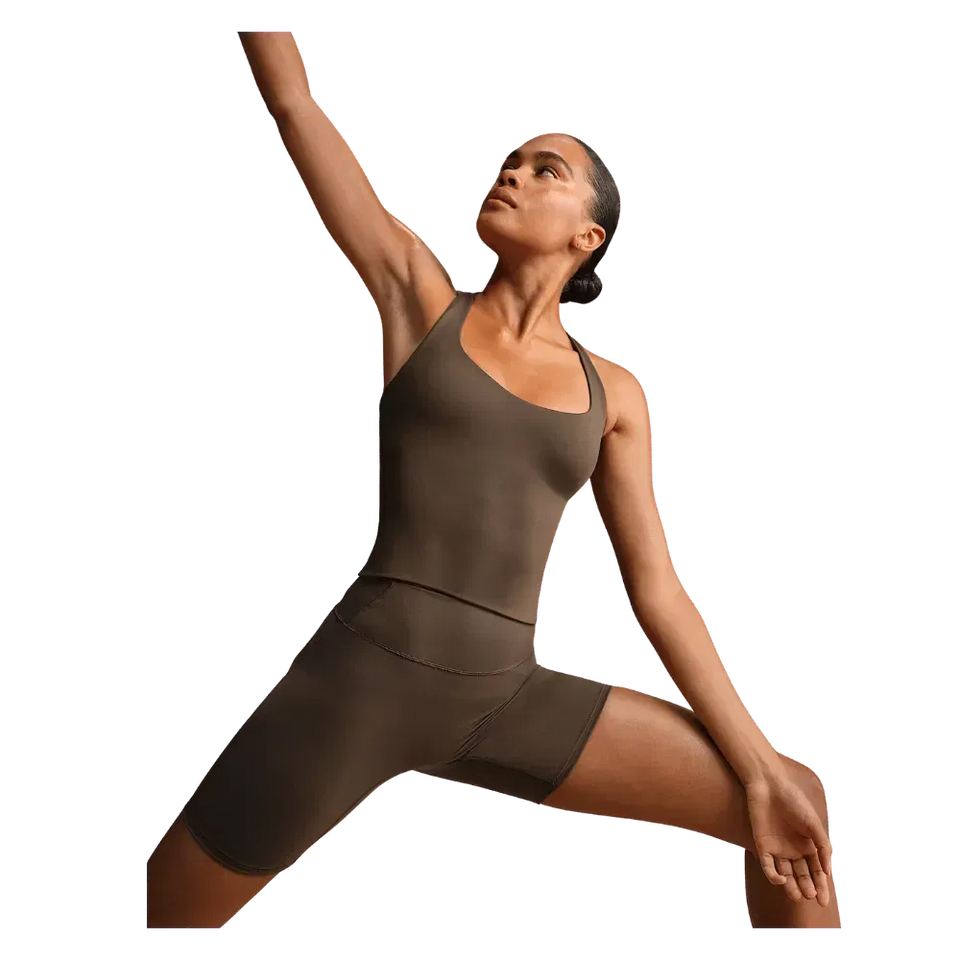 Nike X Skims Matte Women's Racerback Tank Top Dark Sepia