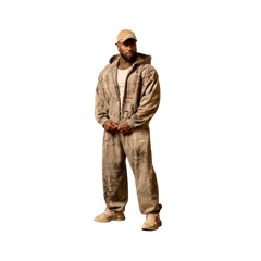 YoungLA Tree Camo Collection Zip Up Beige Tree Camo
